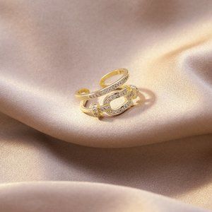 Trendy Zircon Ladies Rings